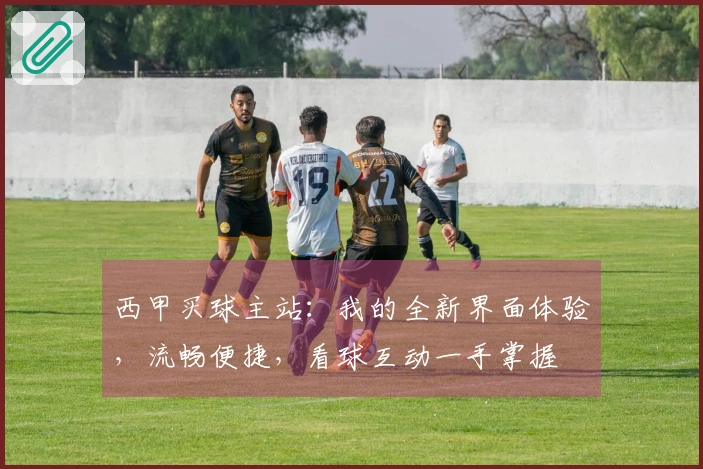 西甲买球主站：我的全新界面体验，流畅便捷，看球互动一手掌握